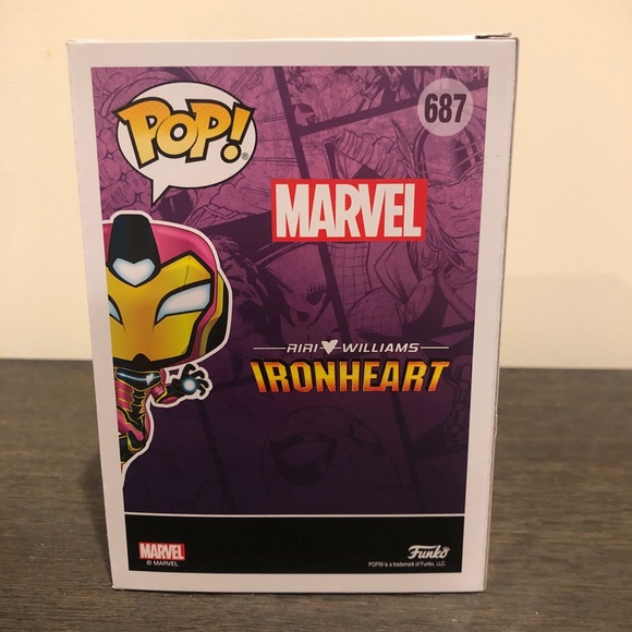 Ironheart Glow Chase Funko Pop #687 SE Sticker - Picture 3 of 6